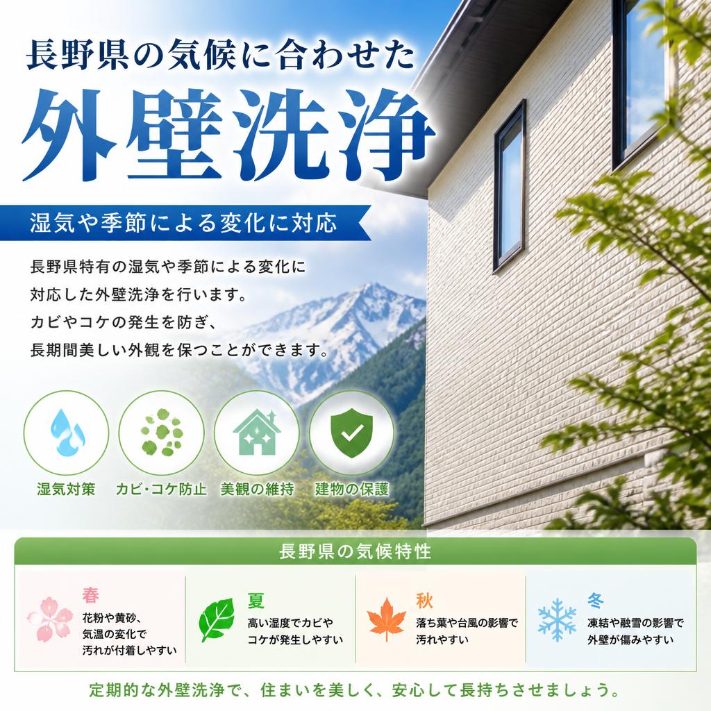 長野県の気候に最適なクリーニング
