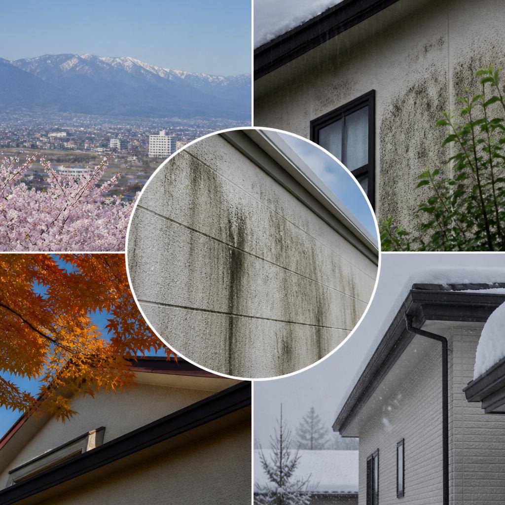 長野市の気候と外壁