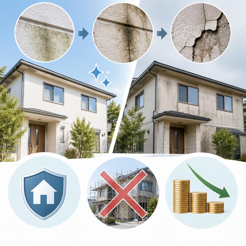 定期クリーニングで、美観も建物の価値も守る