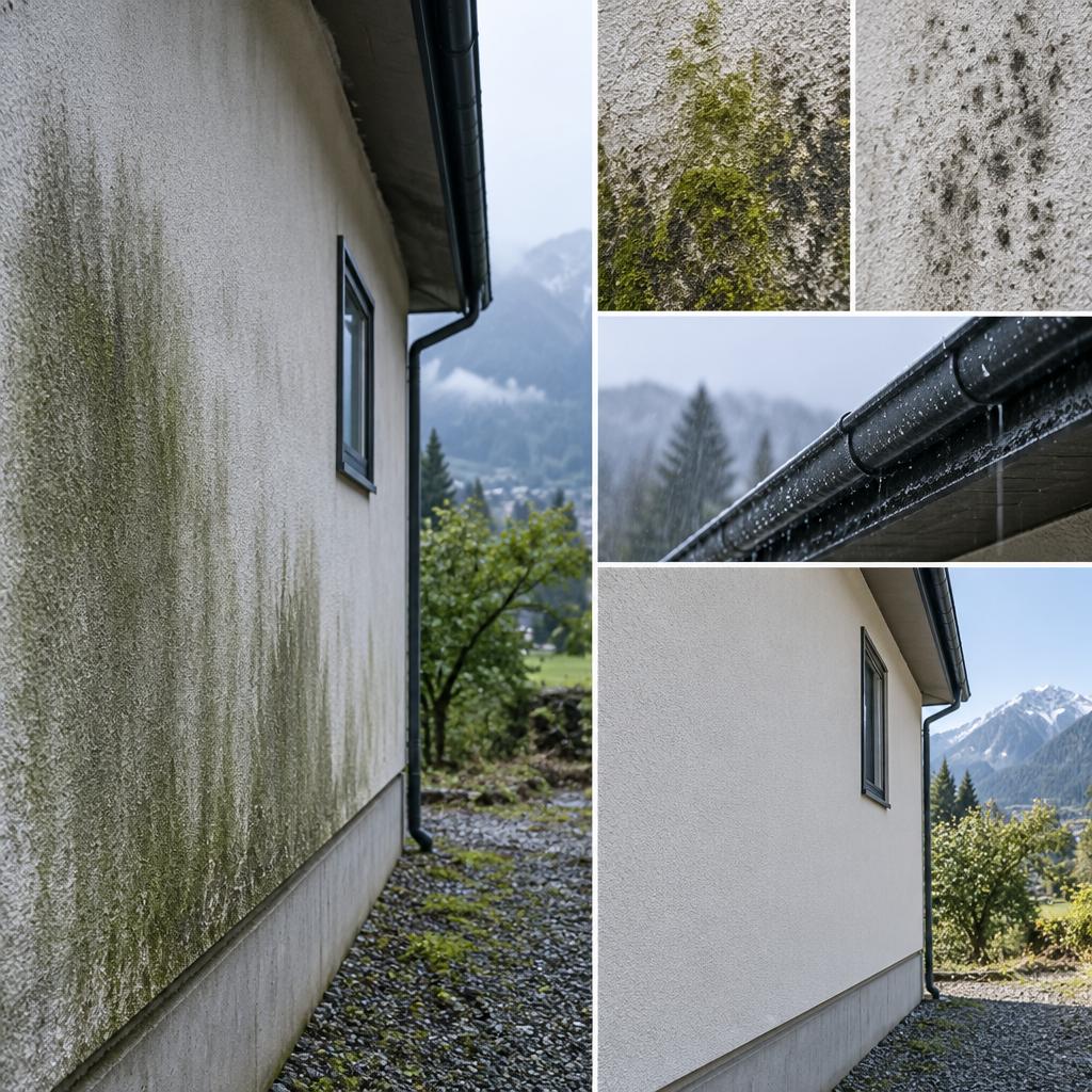 北側のコケ・雨だれ・くすみ。その汚れ、放置していませんか？