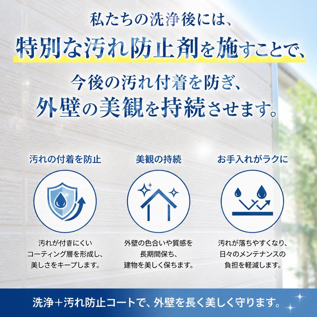 汚れ防止剤の活用