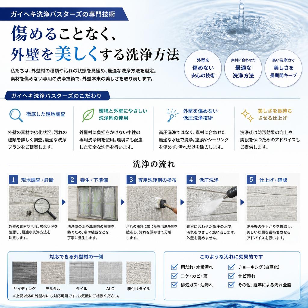 プロの洗浄技術で取り戻す美しさ