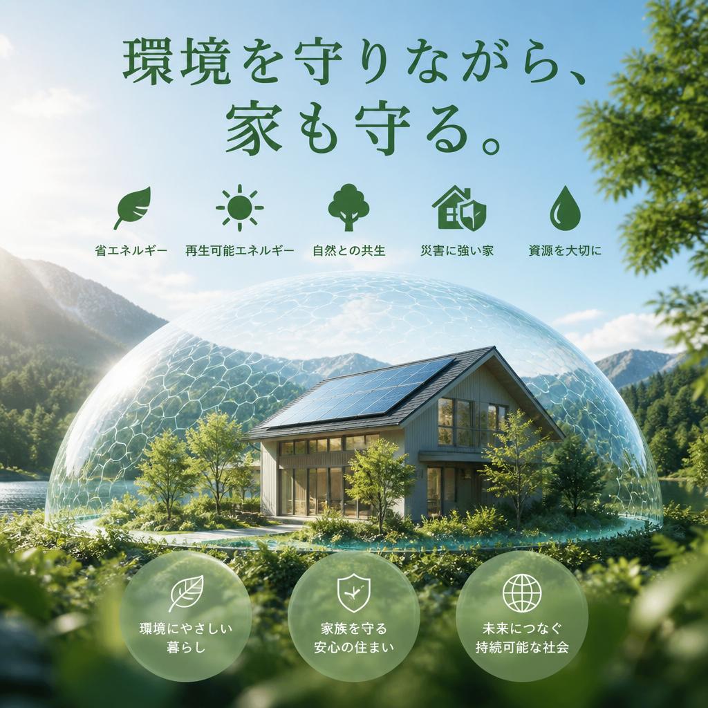 環境を守りながら、家も守る。