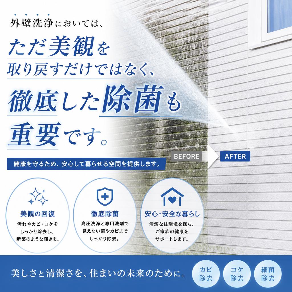 徹底除菌で安全な住まい