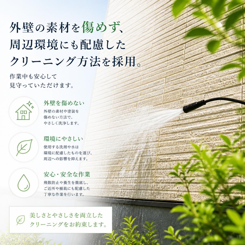 安心・安全な洗浄技術