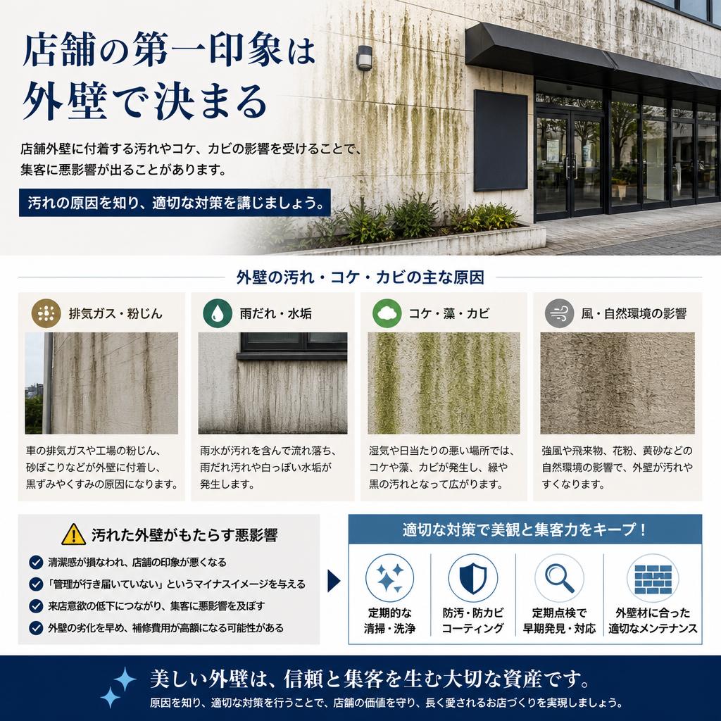 汚れの原因とその影響