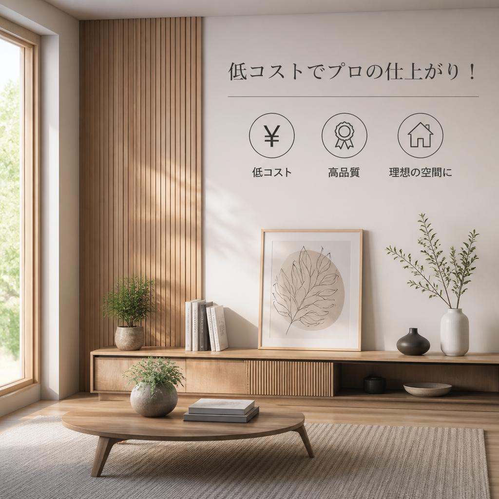 低コストでプロの仕上がり！
