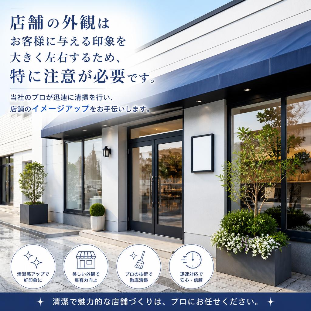 店舗清掃の特別なニーズに応える