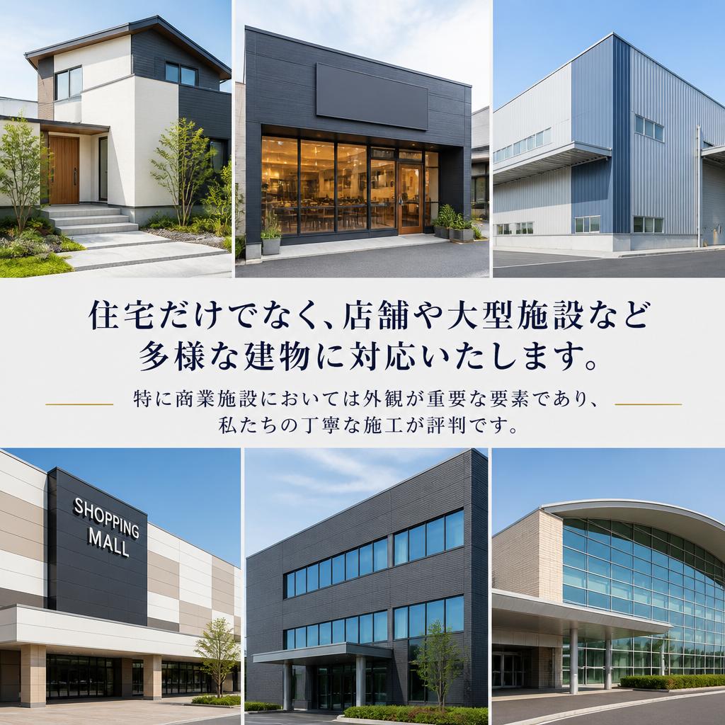 多様な建物に対応可能な技術力