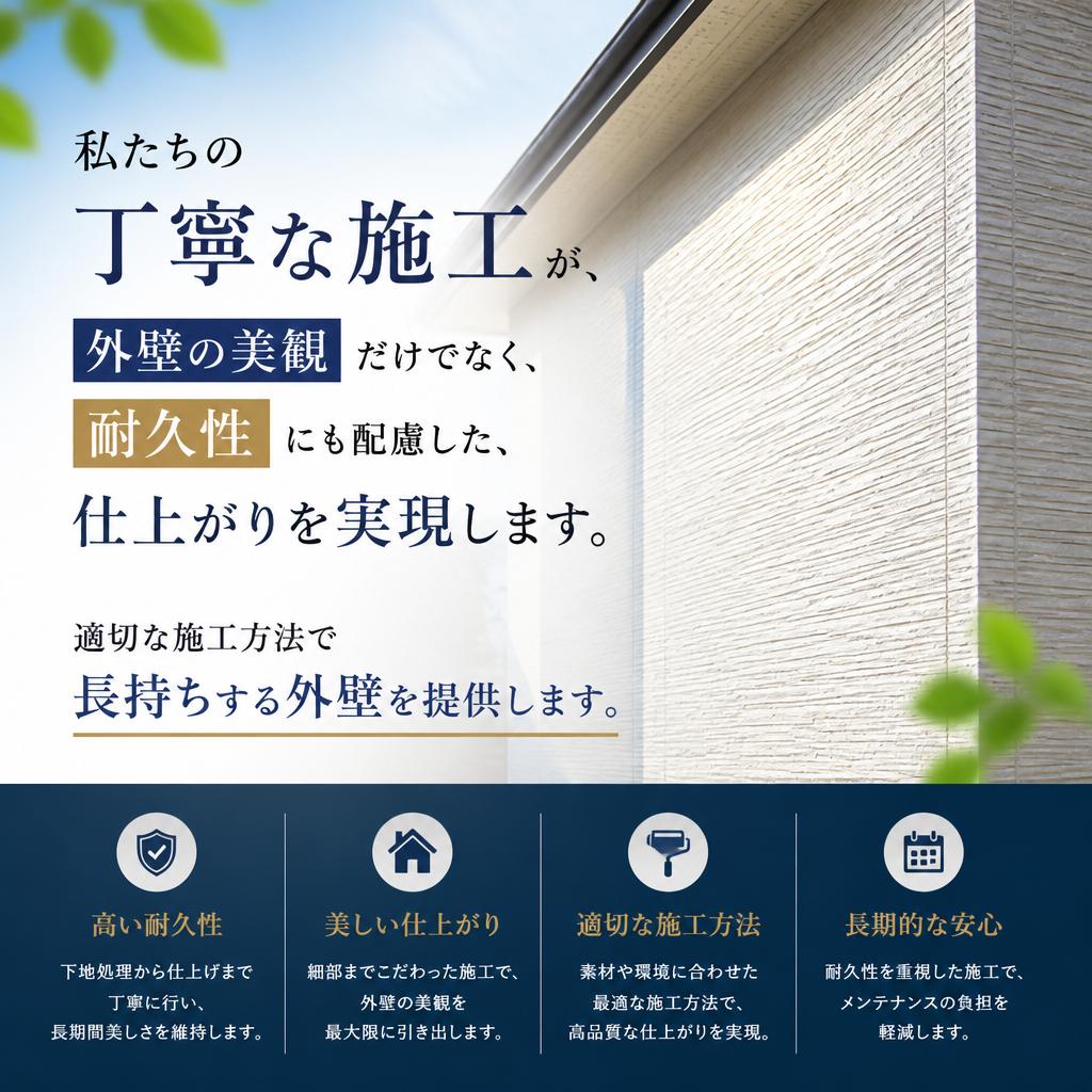 3. 質実剛健な施工技術で美しさをキープ