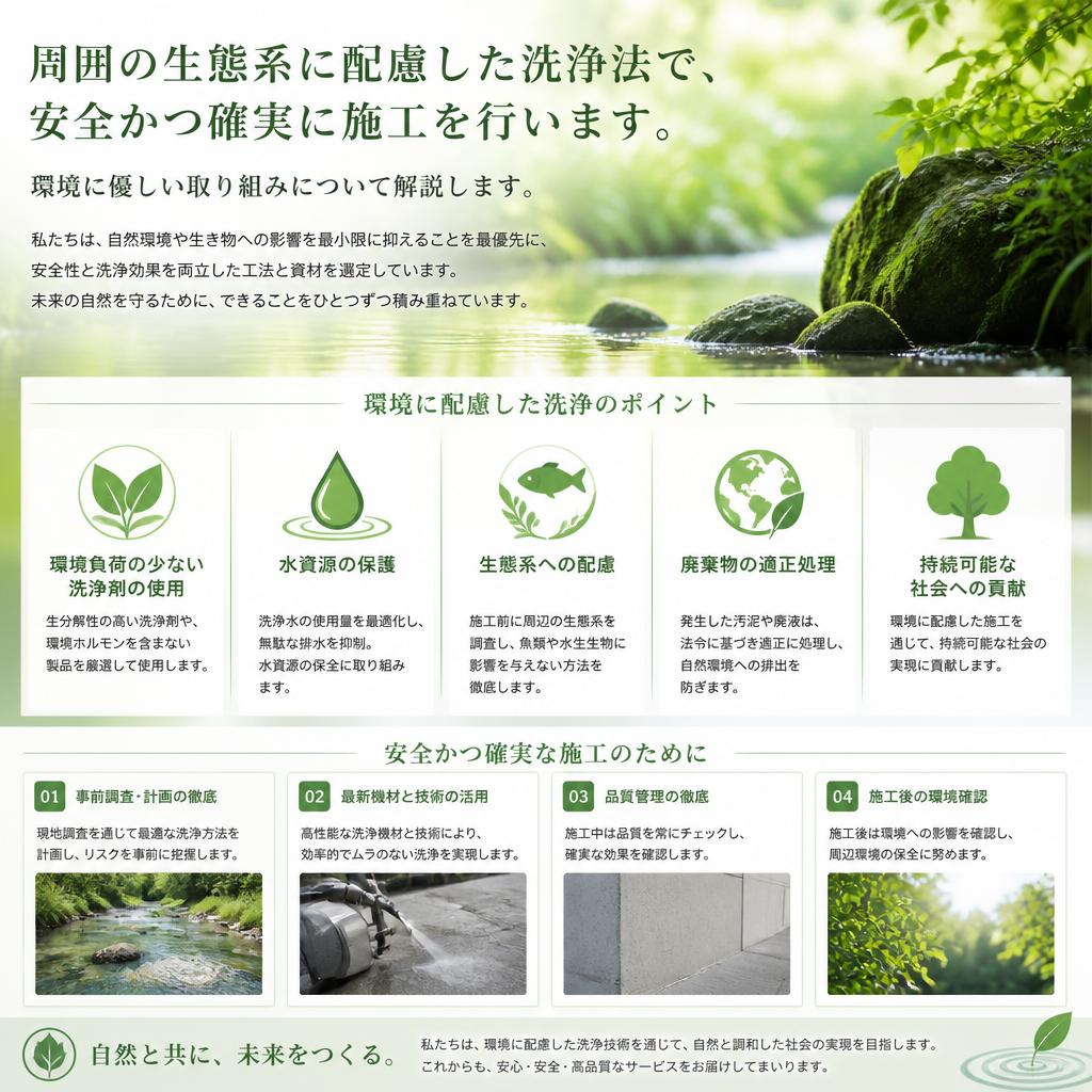 4. 環境に優しい施工方法