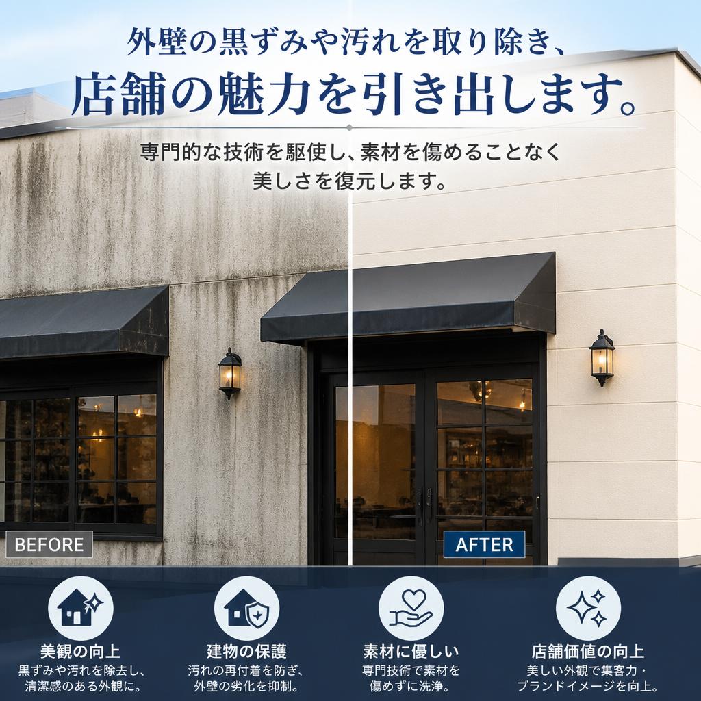 黒ずみ除去で美観を復活