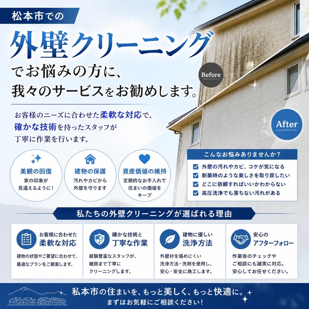 おすすめの外壁クリーニングサービス