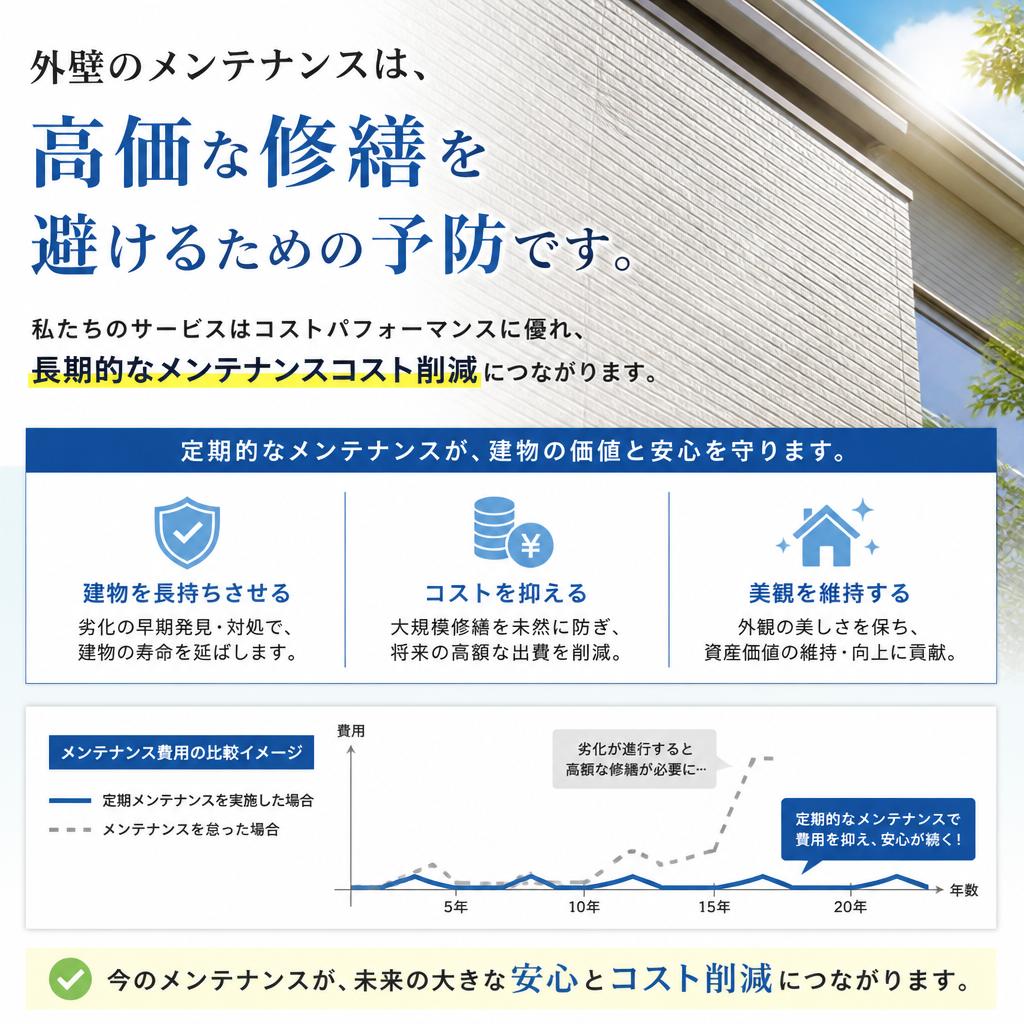 コストパフォーマンスに自信！