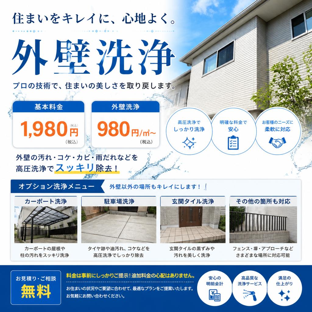 施工内容と料金プラン