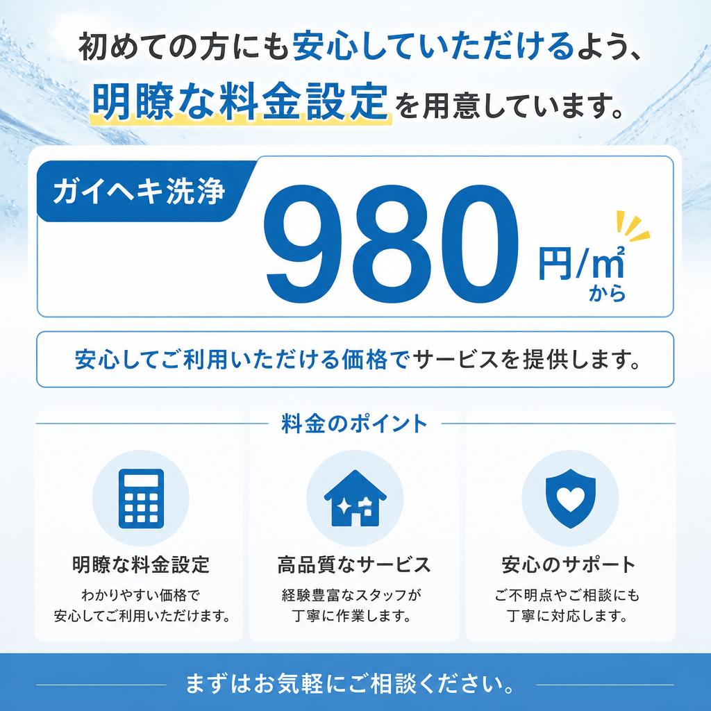 安価で高品質な料金体系