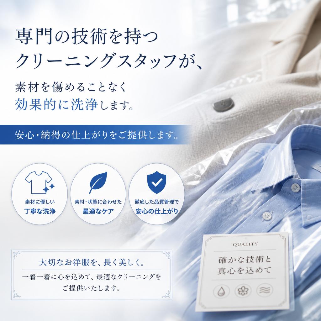 プロのクリーニングで甦る美観