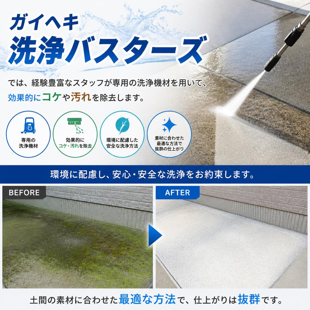 専門技術による徹底洗浄プロセス