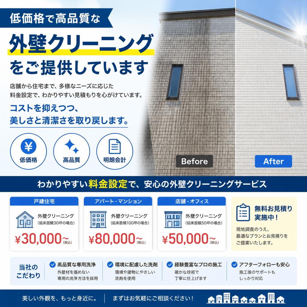 4. コストパフォーマンス抜群の料金設定